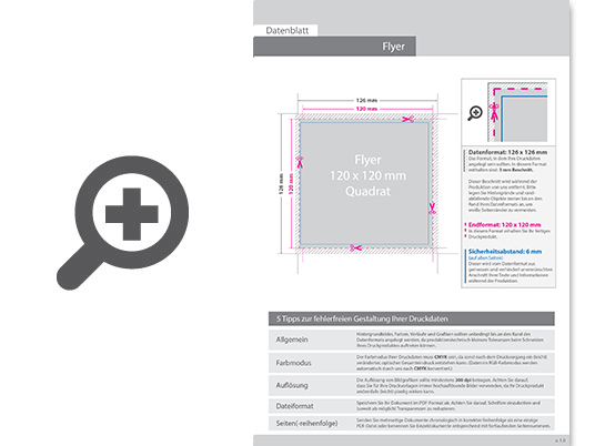 Product Bild flyer_quadrat_12_0_cm_x_12_0_cm__einseitig_bedruckt
